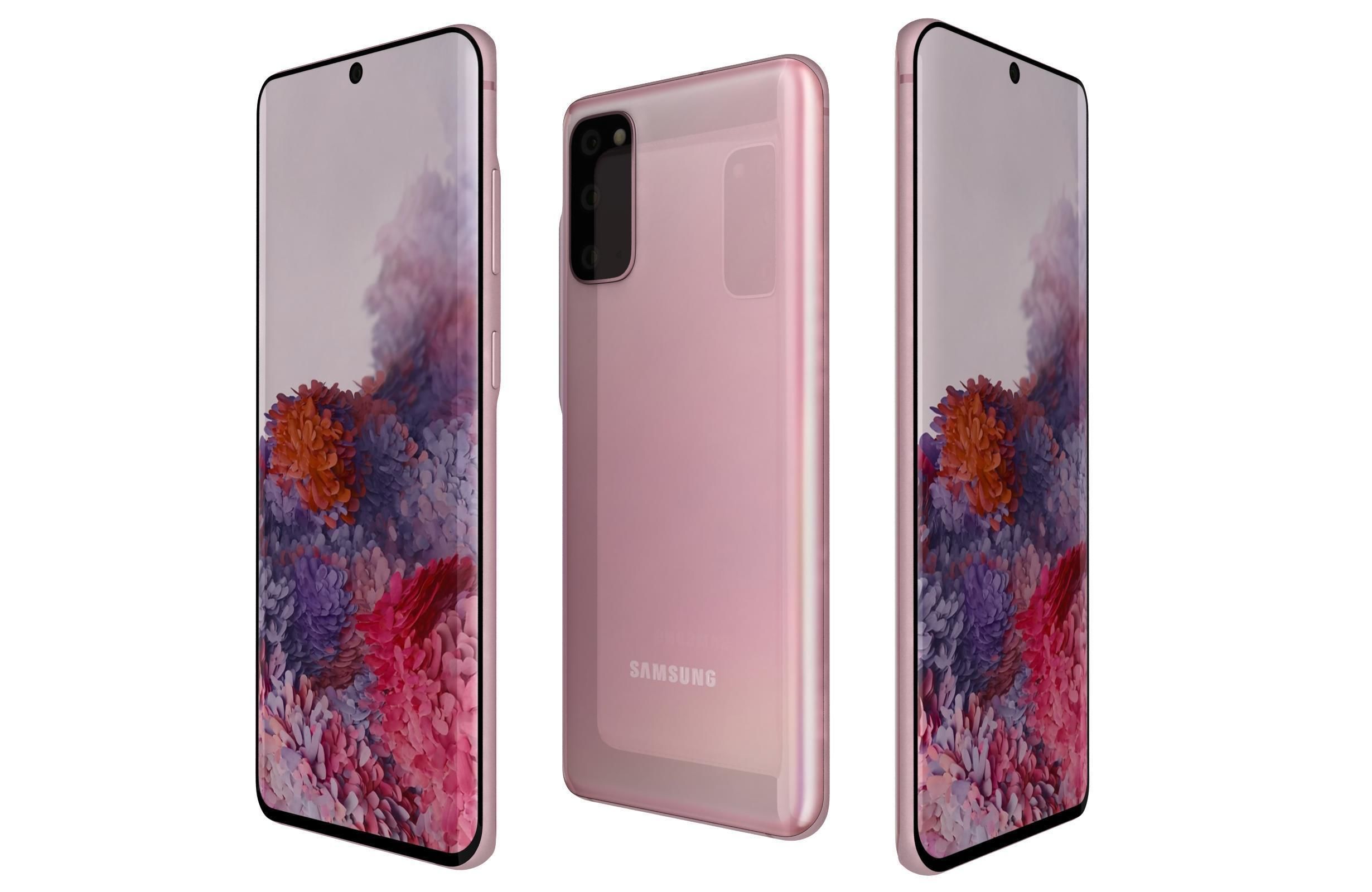 Samsung Galaxy S20 5G All Colors 3D model_2