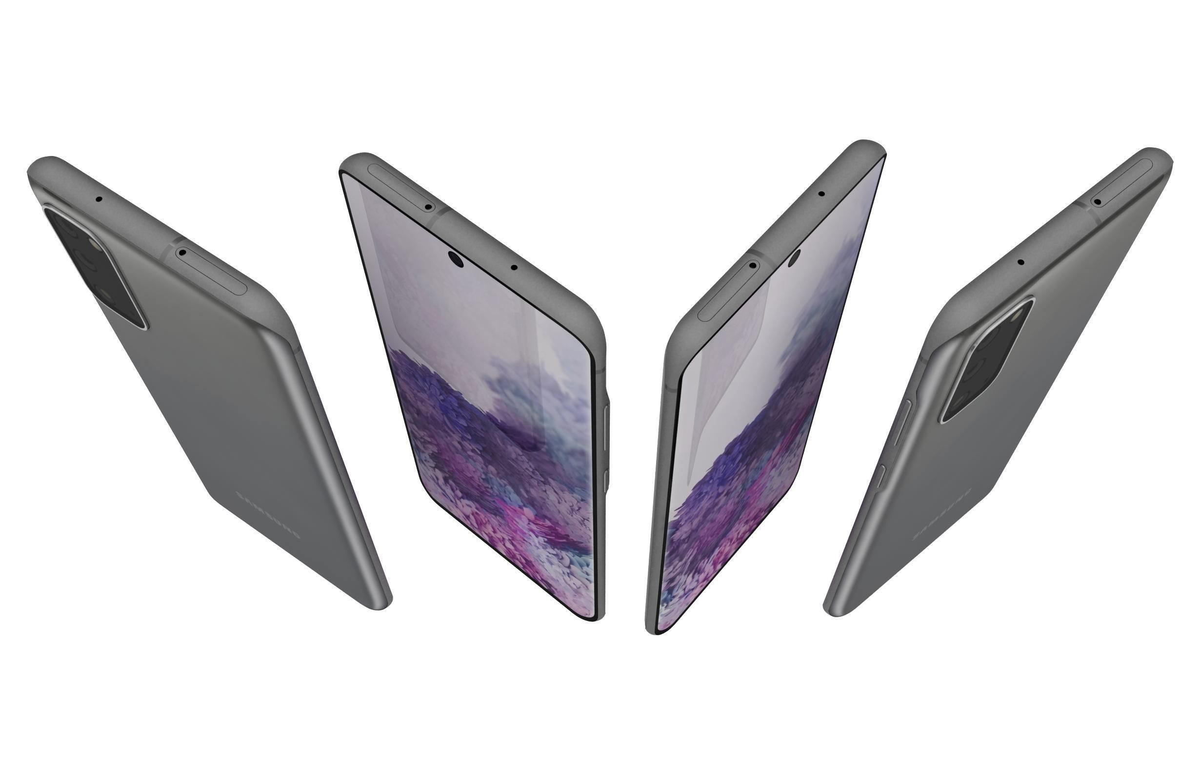 Samsung Galaxy S20 5G All Colors 3D model_9