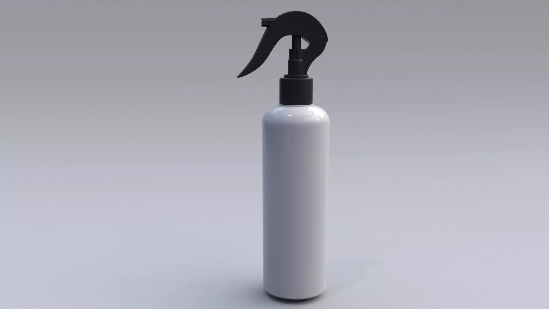 Spray bottle Low-poly 3D model_0
