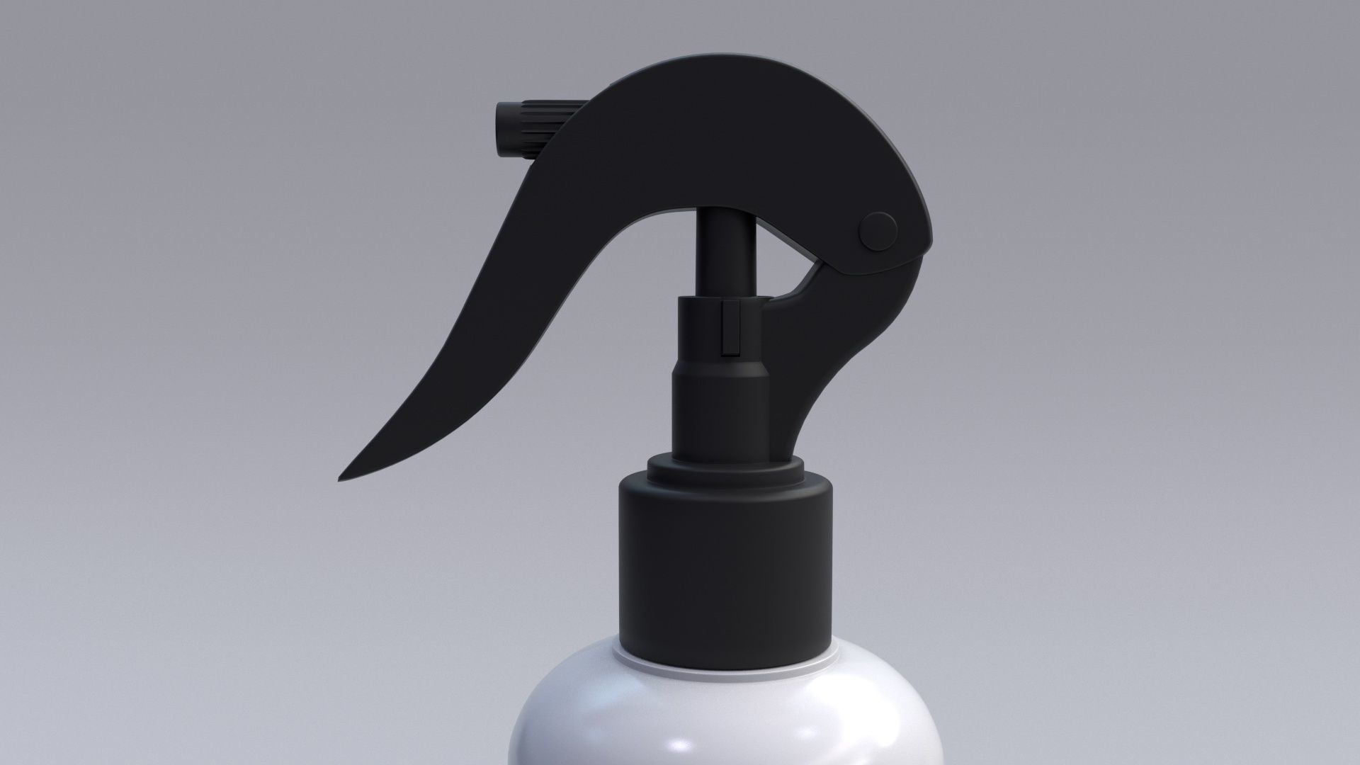 Spray bottle Low-poly 3D model_1