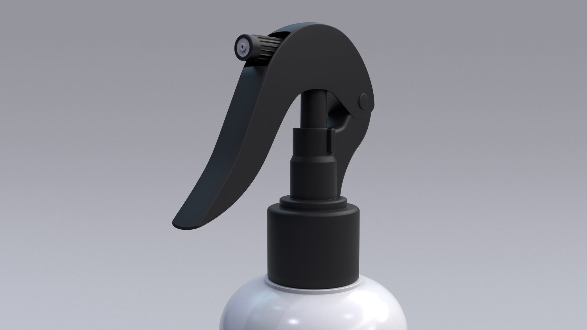 Spray bottle Low-poly 3D model_2