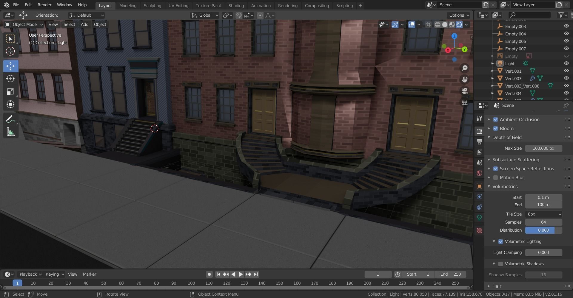 Low poly Buildings and Assets Free low-poly 3D model_4