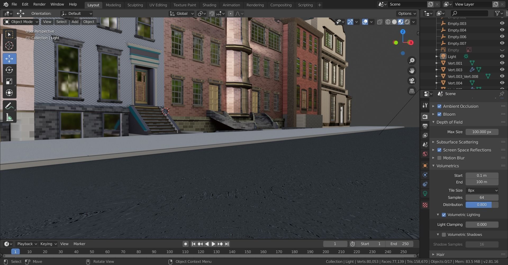Low poly Buildings and Assets Free low-poly 3D model_1