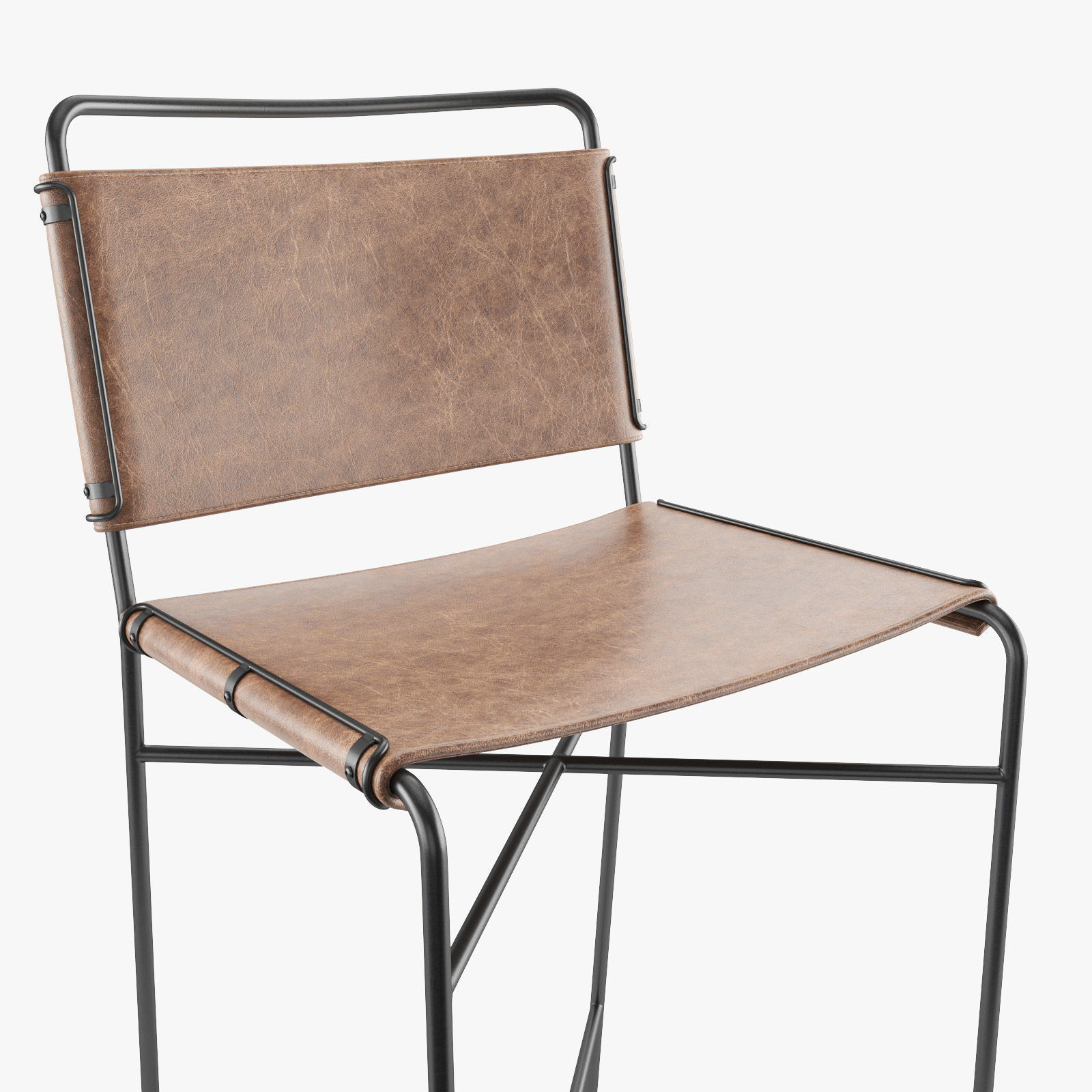 Four Hands WHARTON bar stool 3D model_6