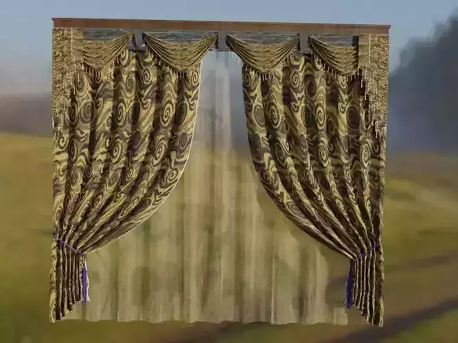 Curtain 3D model