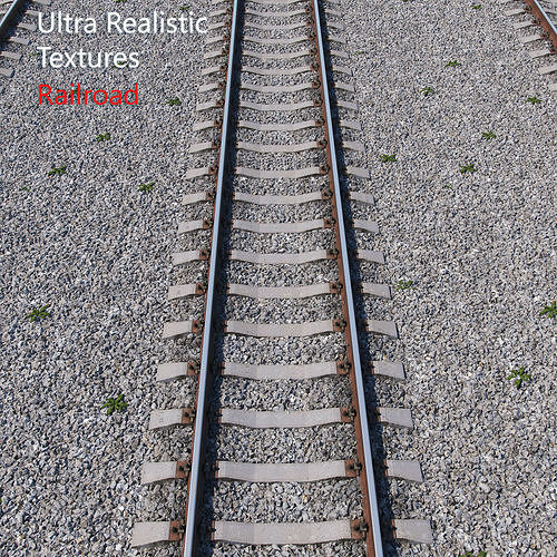 Ultra realistic Railroad 3D model