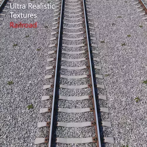 Ultra realistic Railroad 3D model