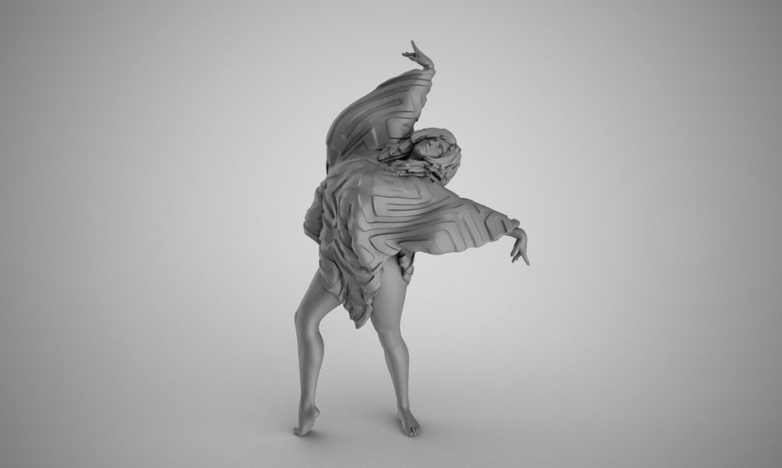 Spiritual Dance 3D print model_1