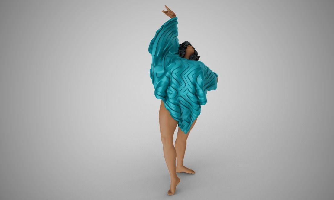 Spiritual Dance 3D print model_5