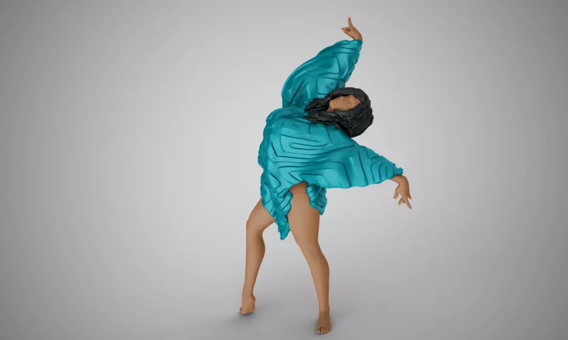 Spiritual Dance 3D print model_0