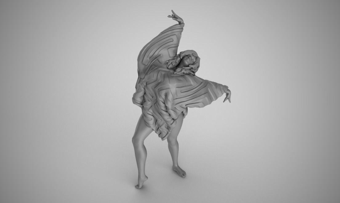 Spiritual Dance 3D print model_3