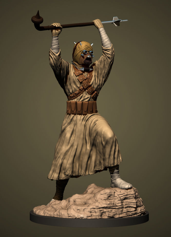 Tusker raider 3d print model 3D print model_3