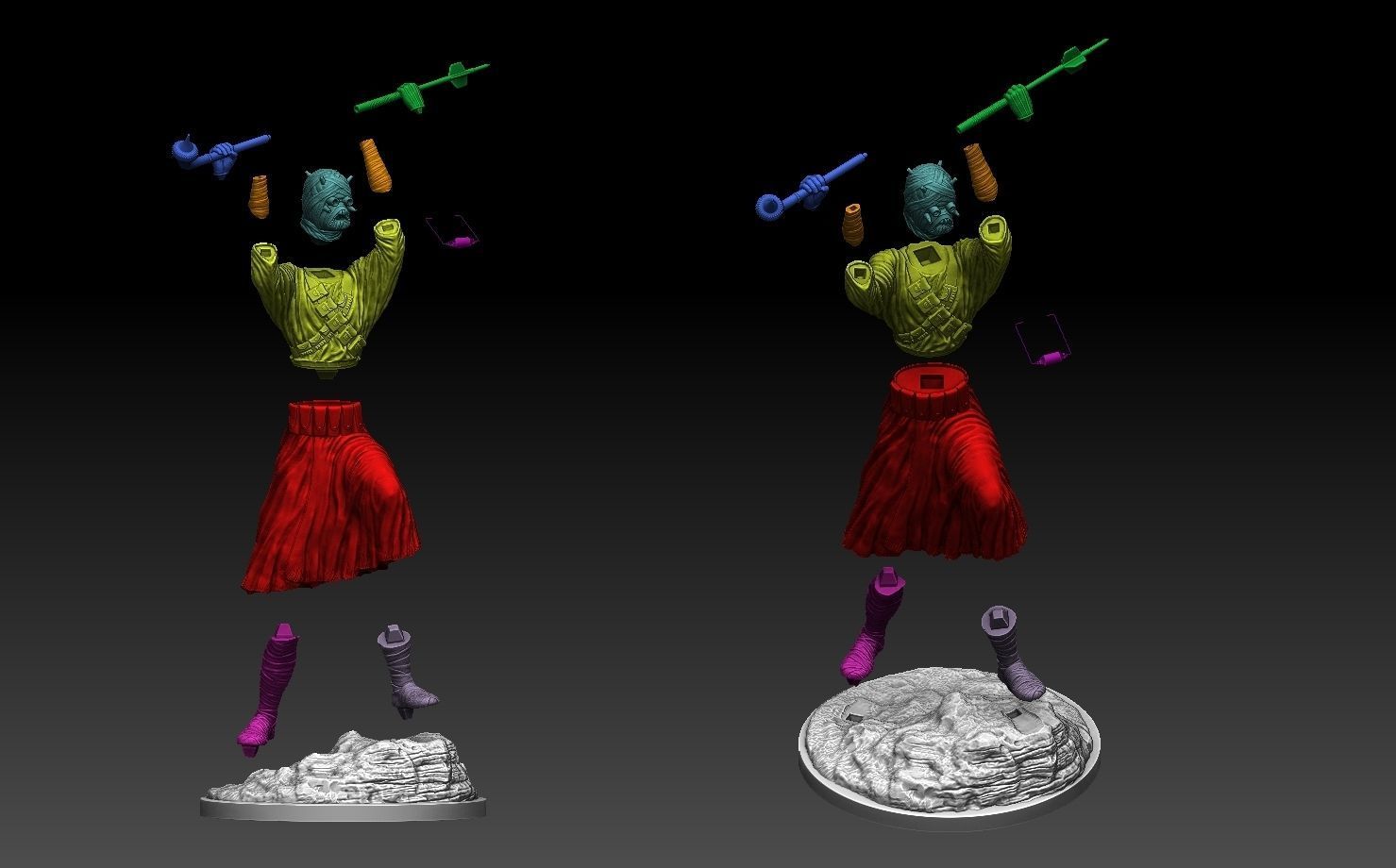 Tusker raider 3d print model 3D print model_15