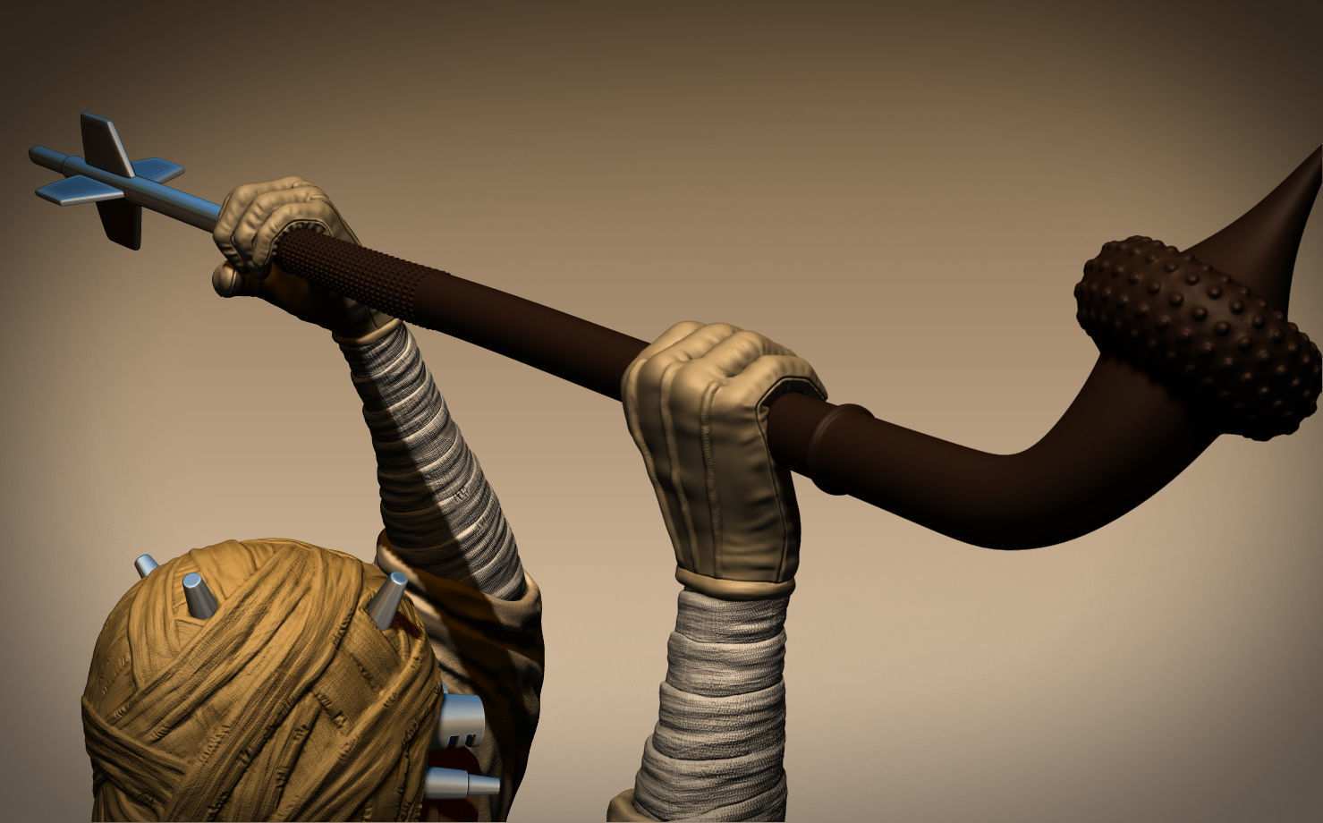 Tusker raider 3d print model 3D print model_9