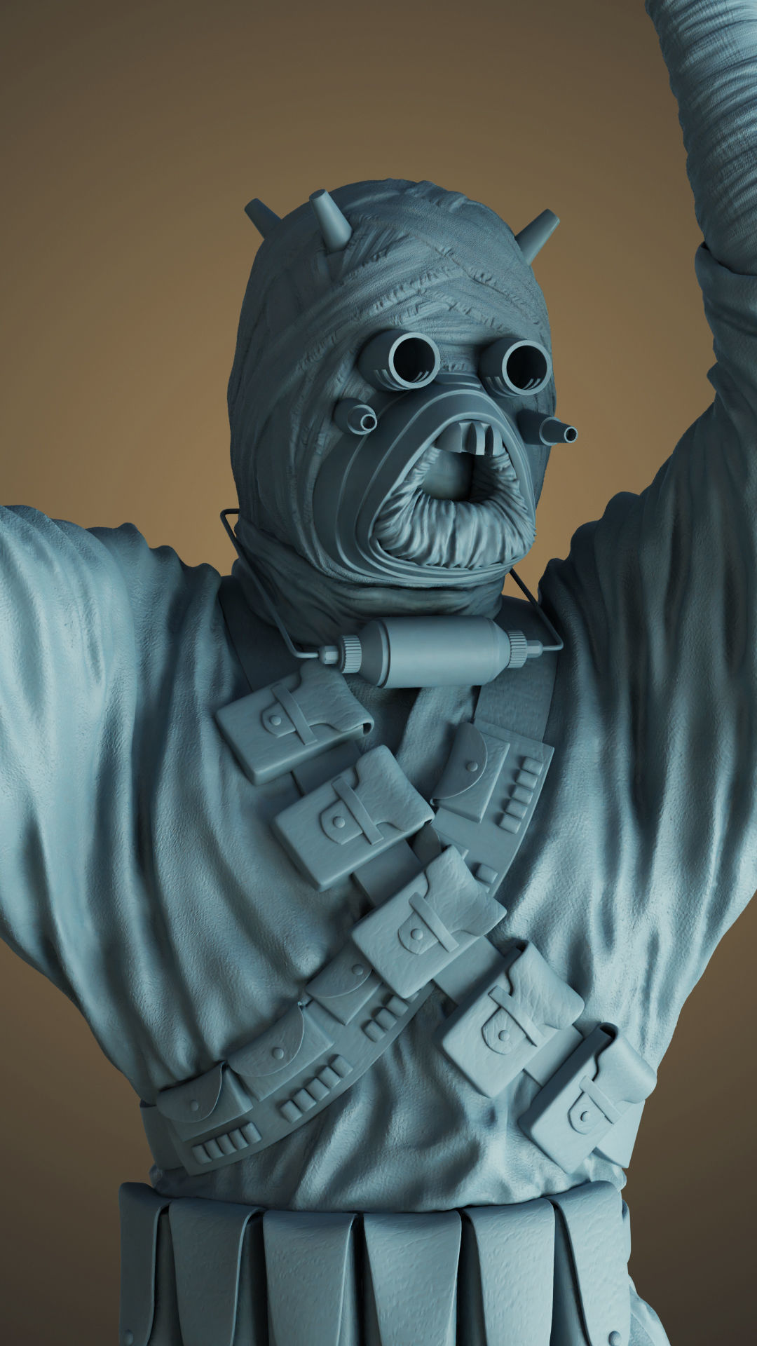 Tusker raider 3d print model 3D print model_1