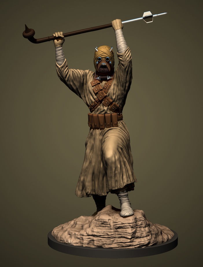 Tusker raider 3d print model 3D print model_2