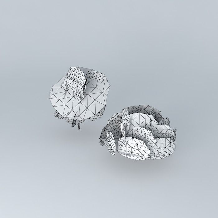 Trees in front of the store mariza Free 3D model_3