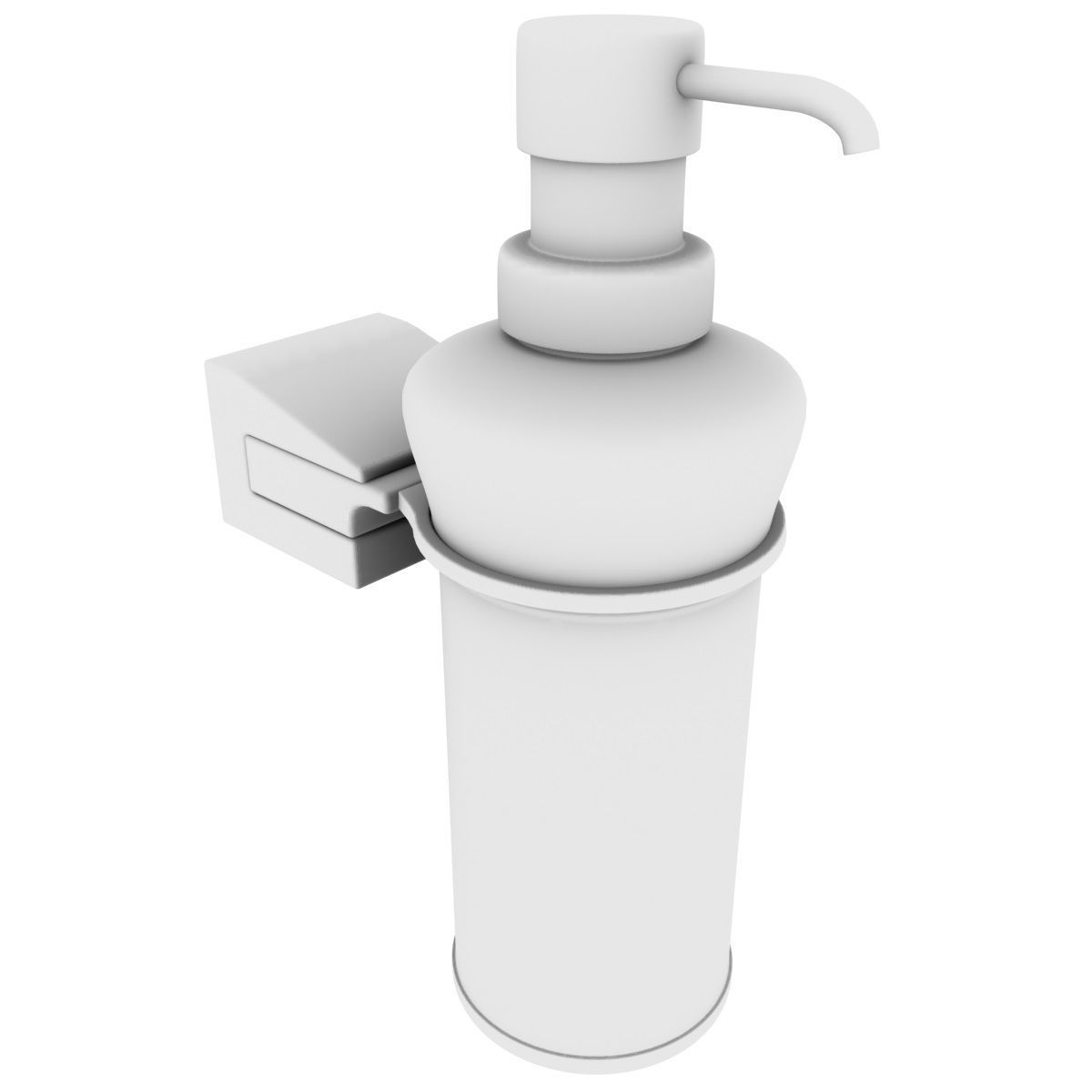Wallmounted Soap Dispenser 3D model_3