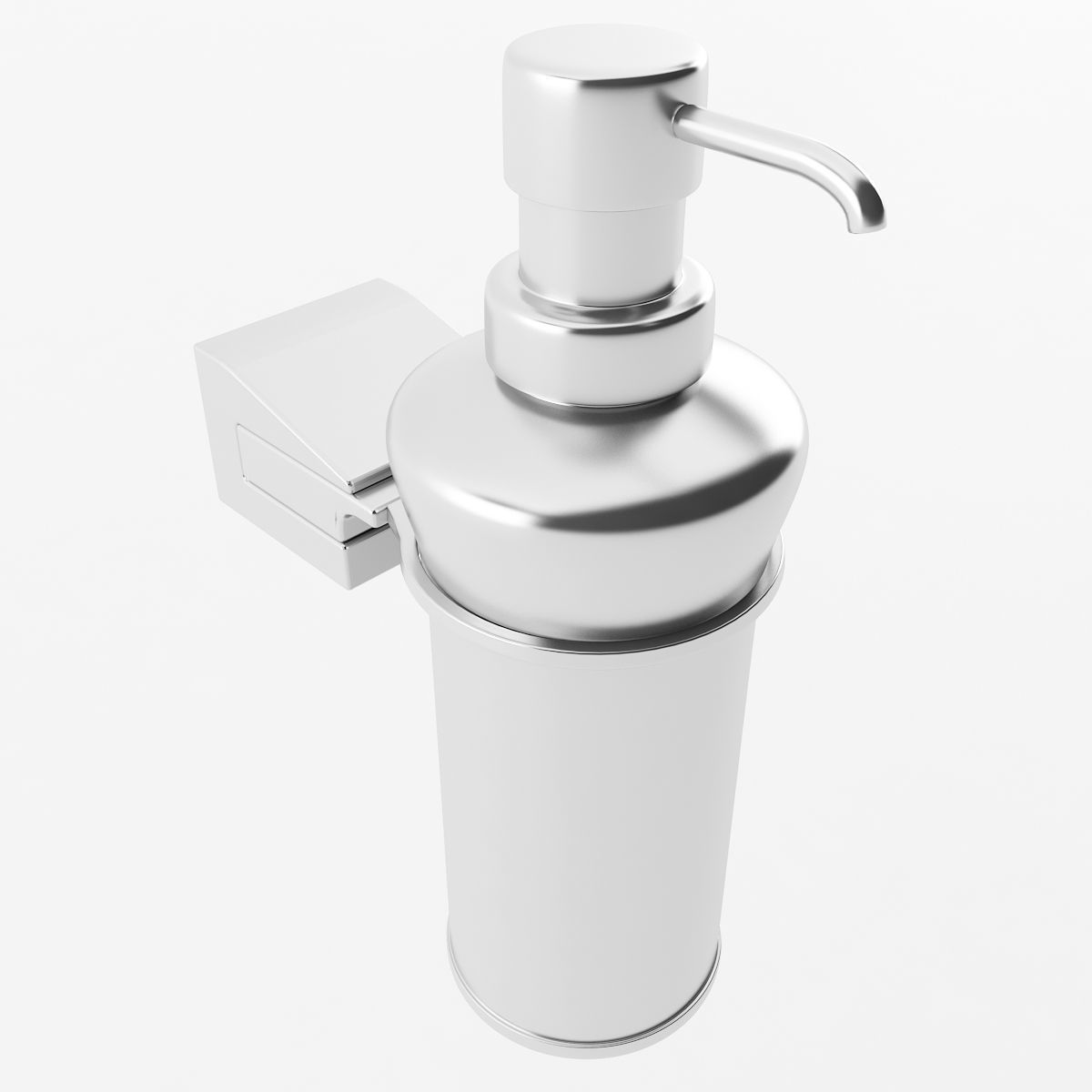 Wallmounted Soap Dispenser 3D model_1