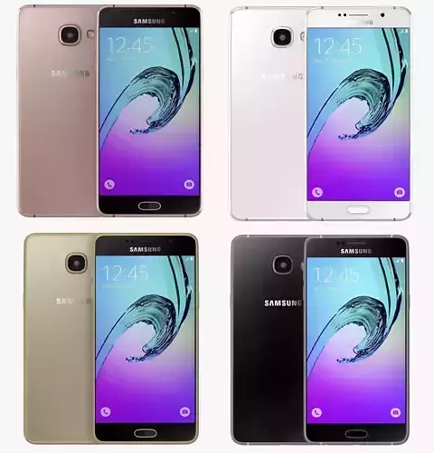 Samsung Galaxy A5 2016 all color 3D model