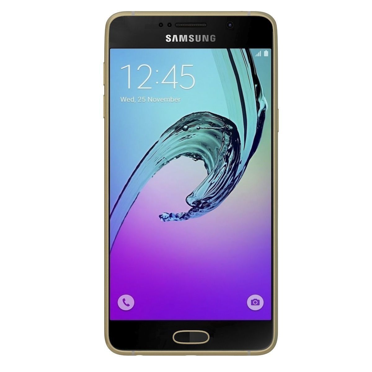 Samsung Galaxy A5 2016 Gold 3D model_3