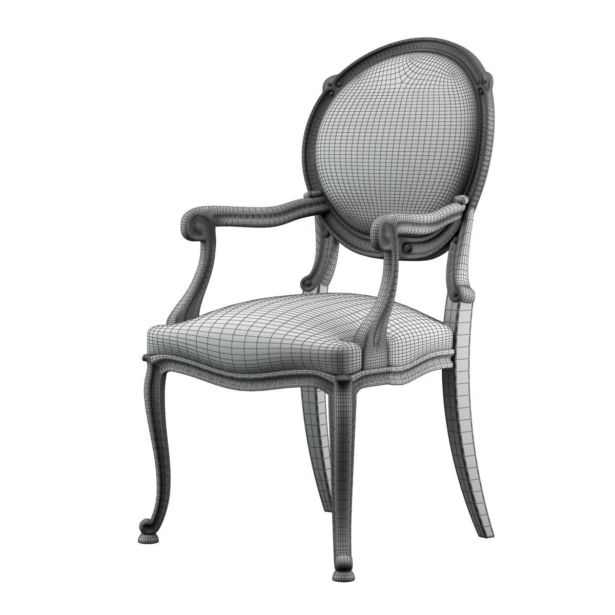 Chair 08 3D model_4