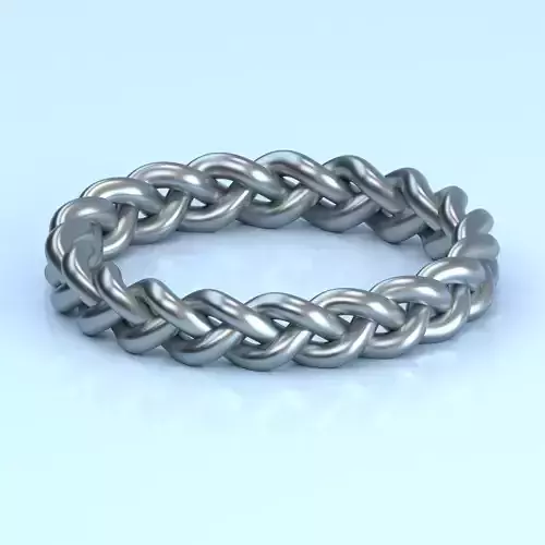 Braided ring 3D print model