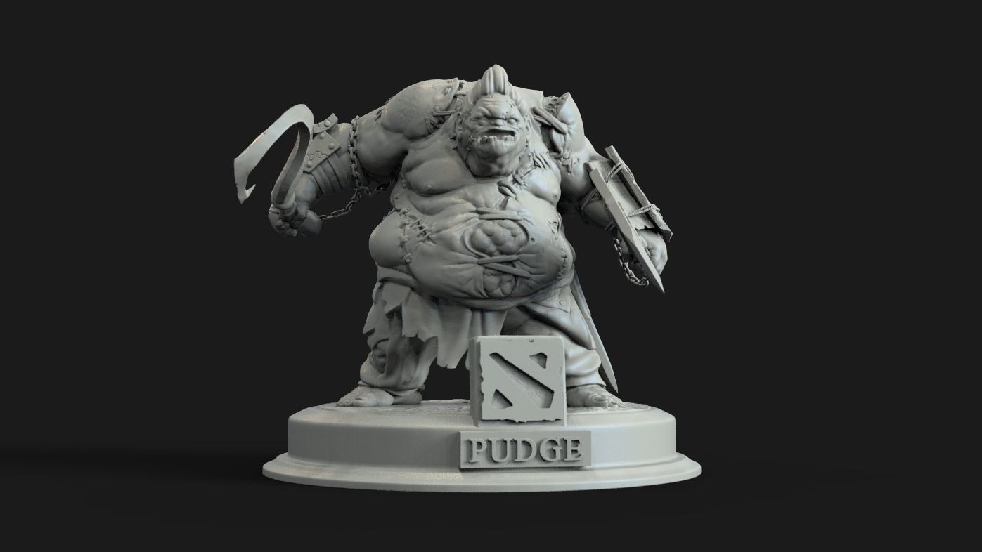 Pudge parts 3D print model_1