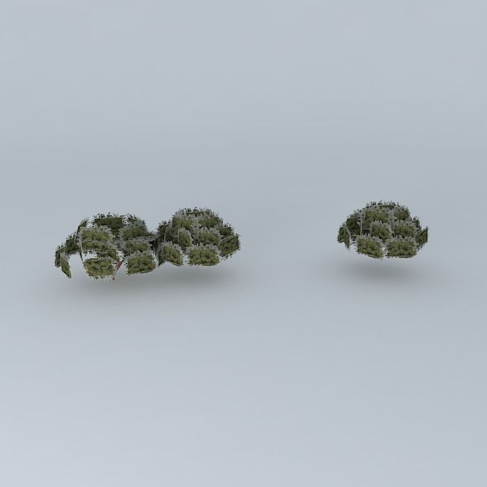 Stage of trees mane garrincha 2 Free 3D model_1