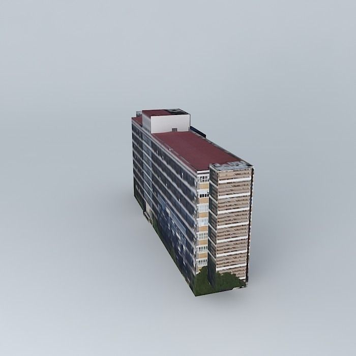 Building in Tshwane South Africa Free 3D model_2