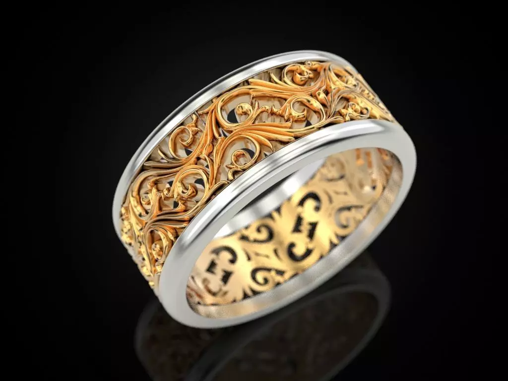 Wedding ring 75 3D print model