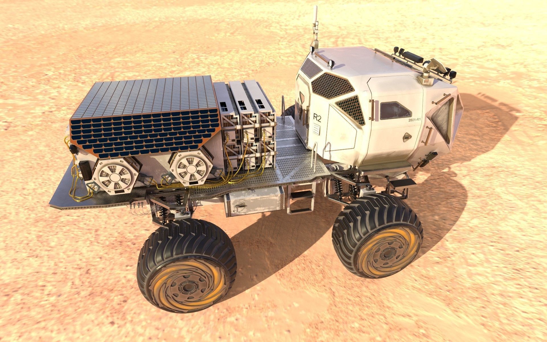 Marsohod Rover 3D model_26