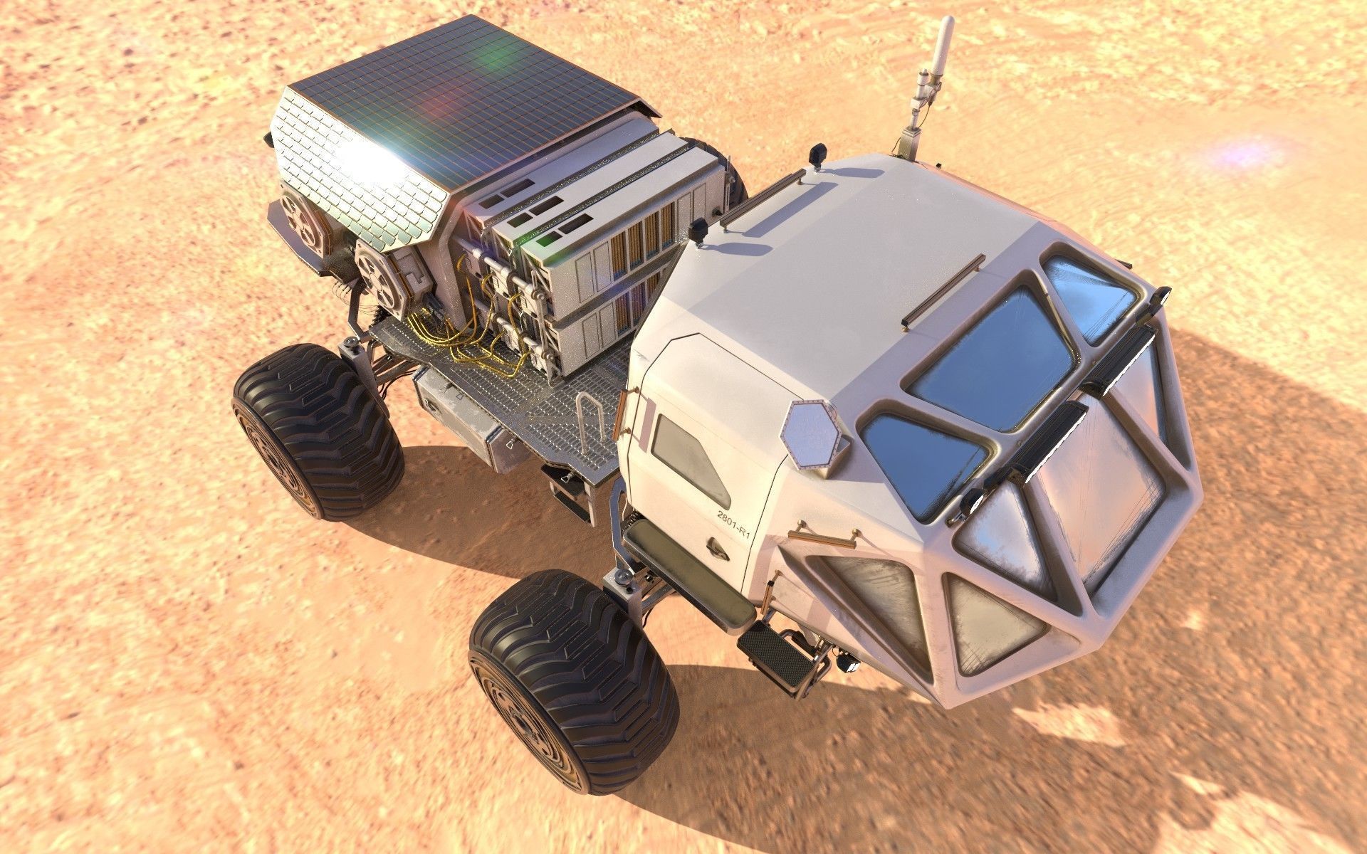 Marsohod Rover 3D model_27