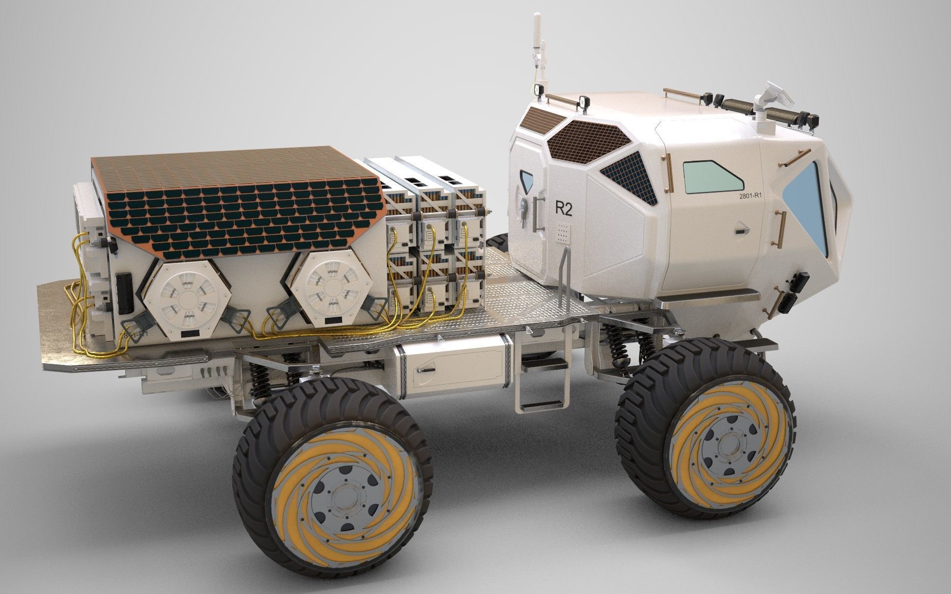 Marsohod Rover 3D model_2