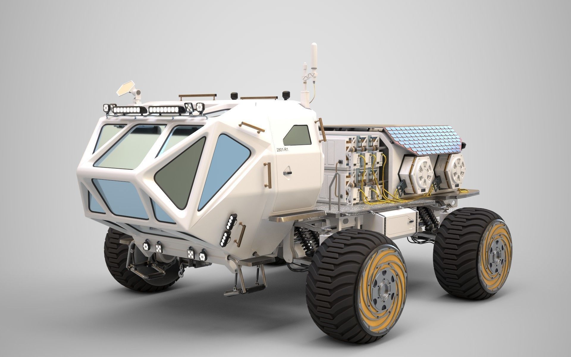 Marsohod Rover 3D model_6