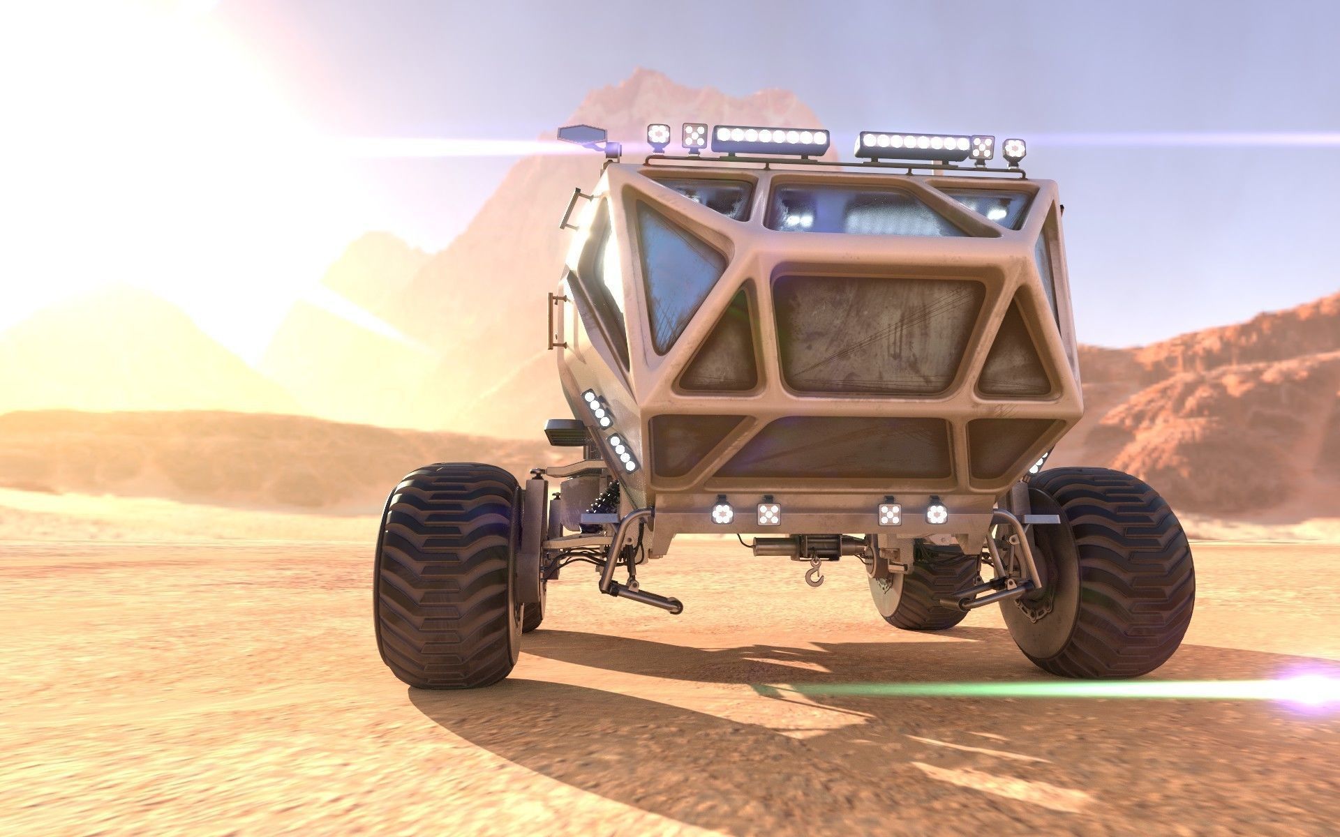 Marsohod Rover 3D model_17