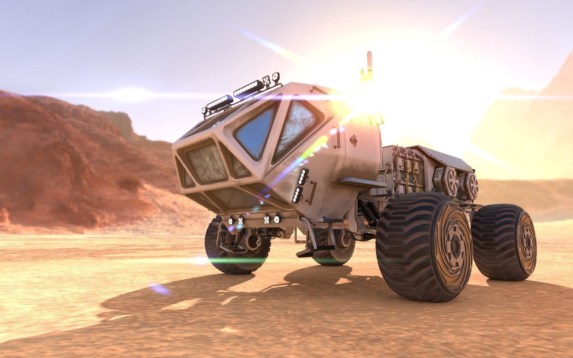 Marsohod Rover 3D model_21