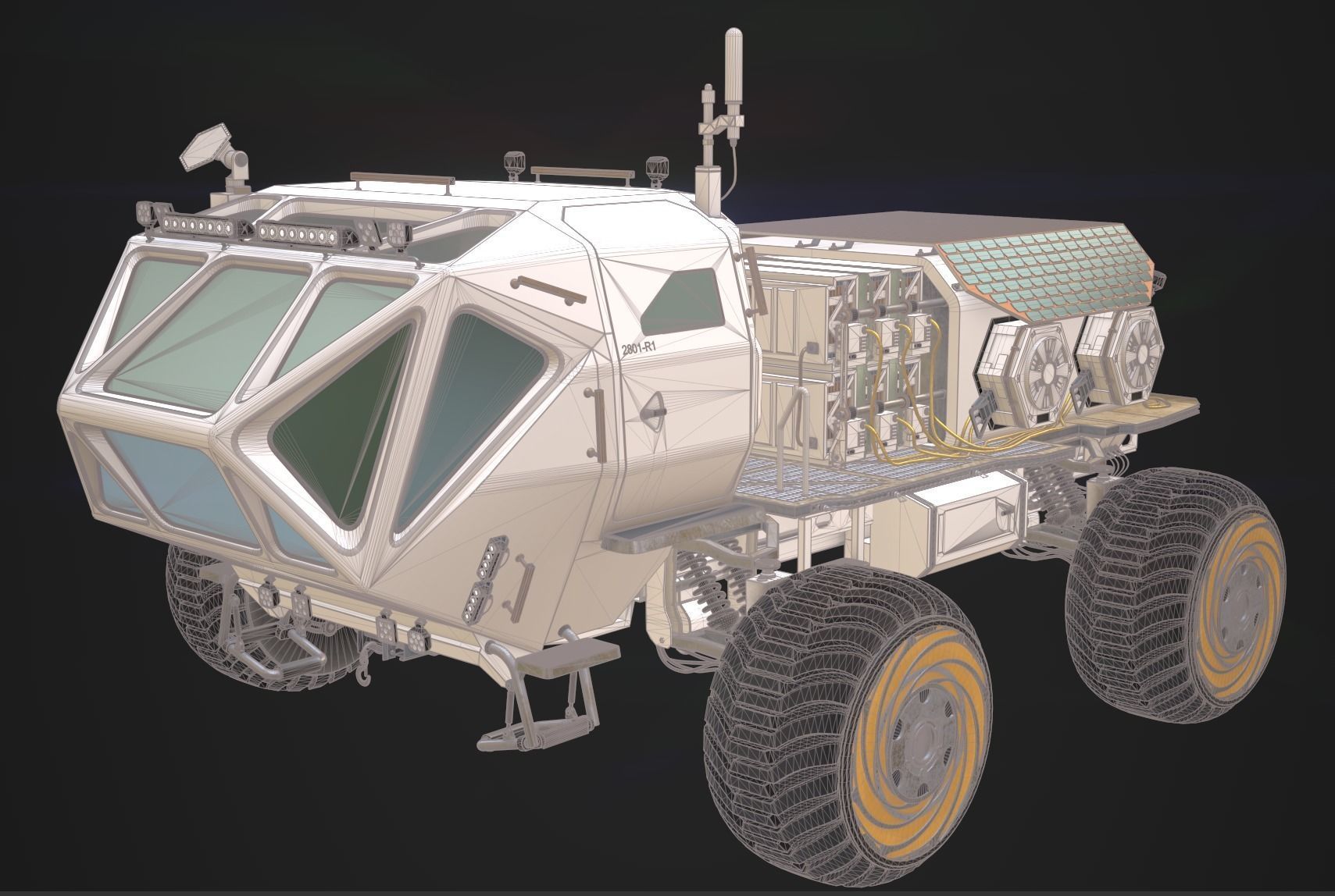 Marsohod Rover 3D model_14
