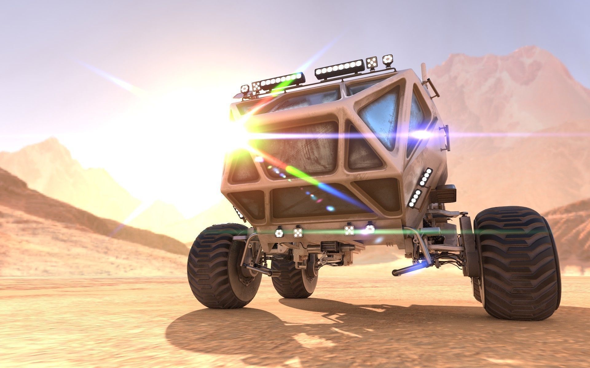 Marsohod Rover 3D model_19