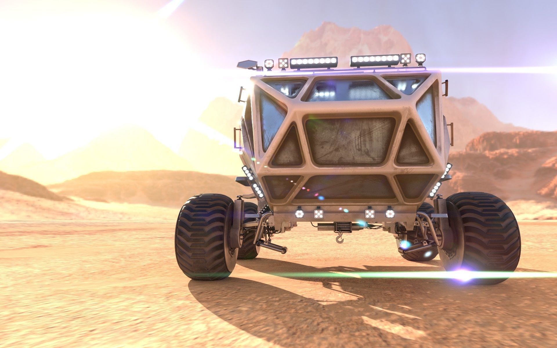 Marsohod Rover 3D model_18