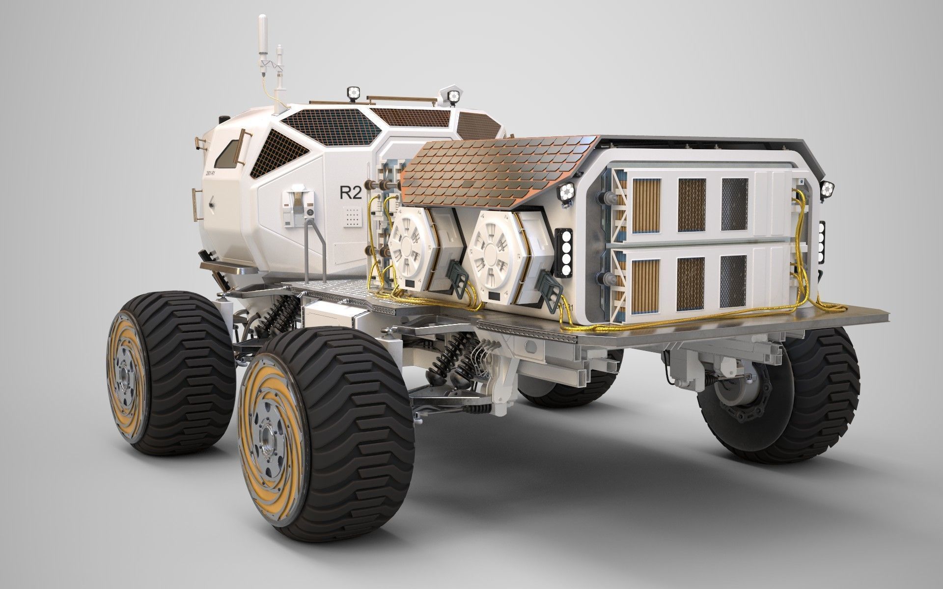 Marsohod Rover 3D model_9