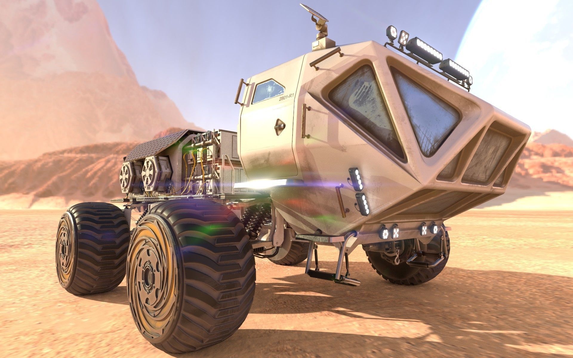 Marsohod Rover 3D model_15