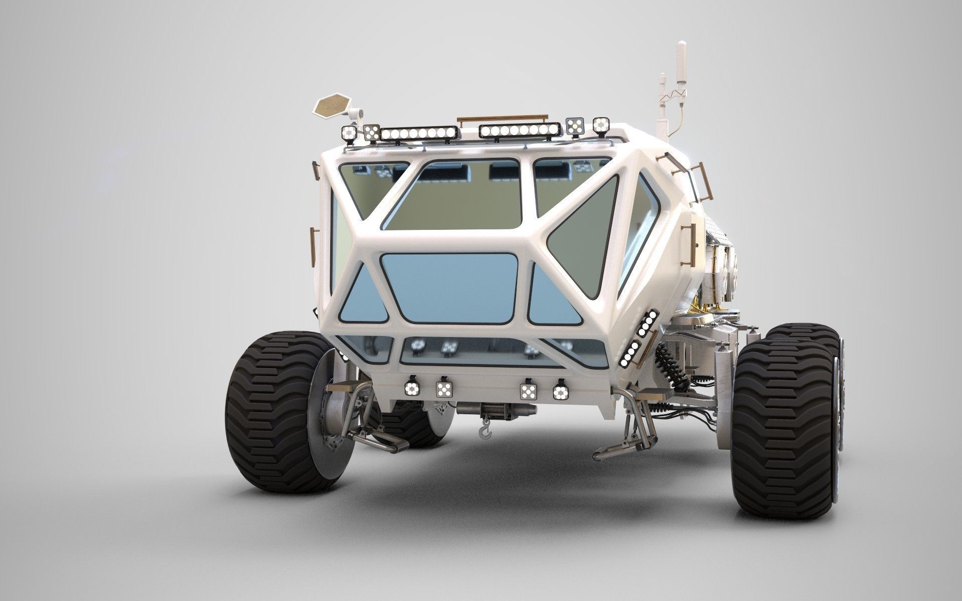 Marsohod Rover 3D model_5