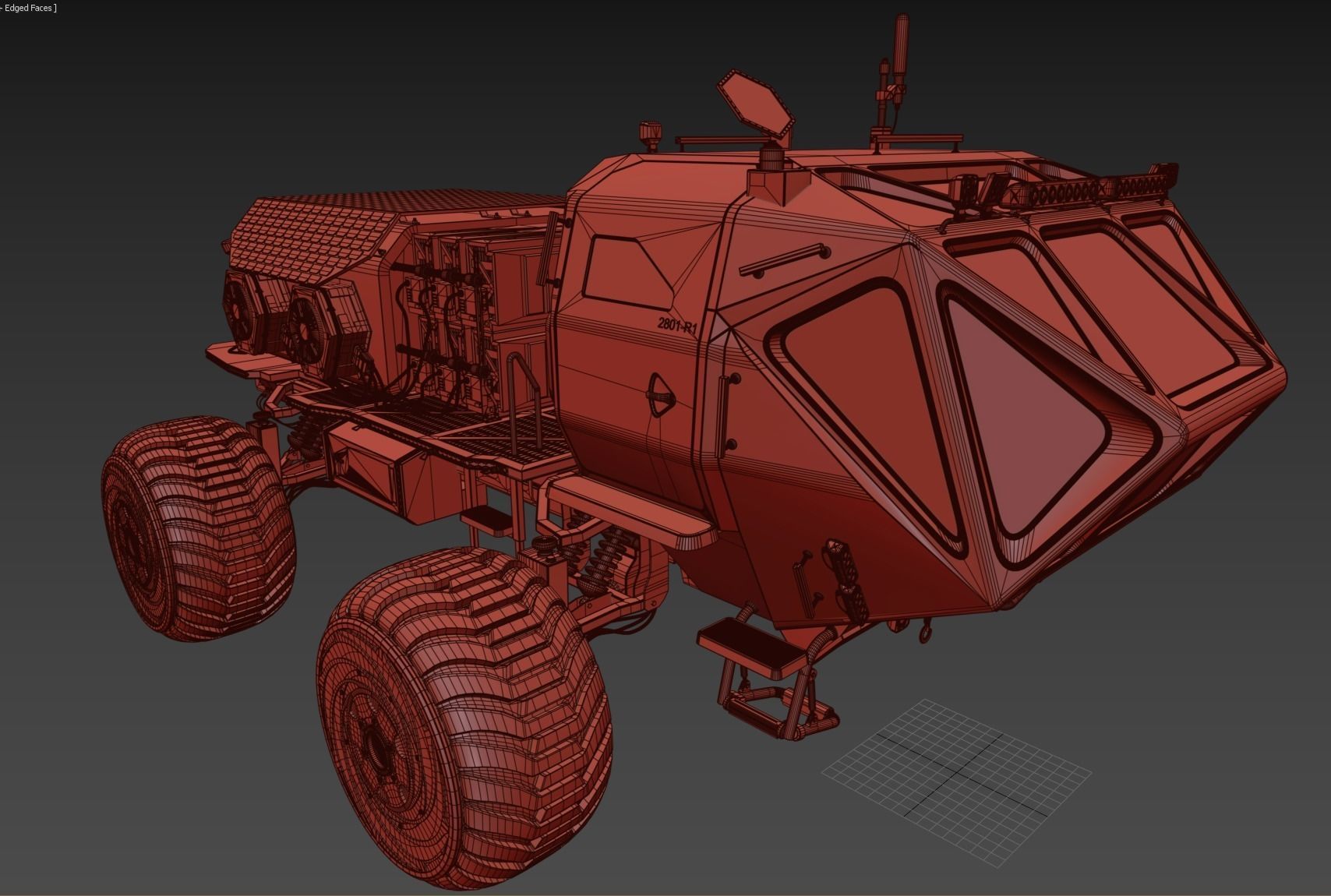 Marsohod Rover 3D model_31