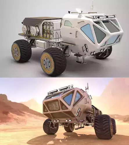 Marsohod Rover 3D model