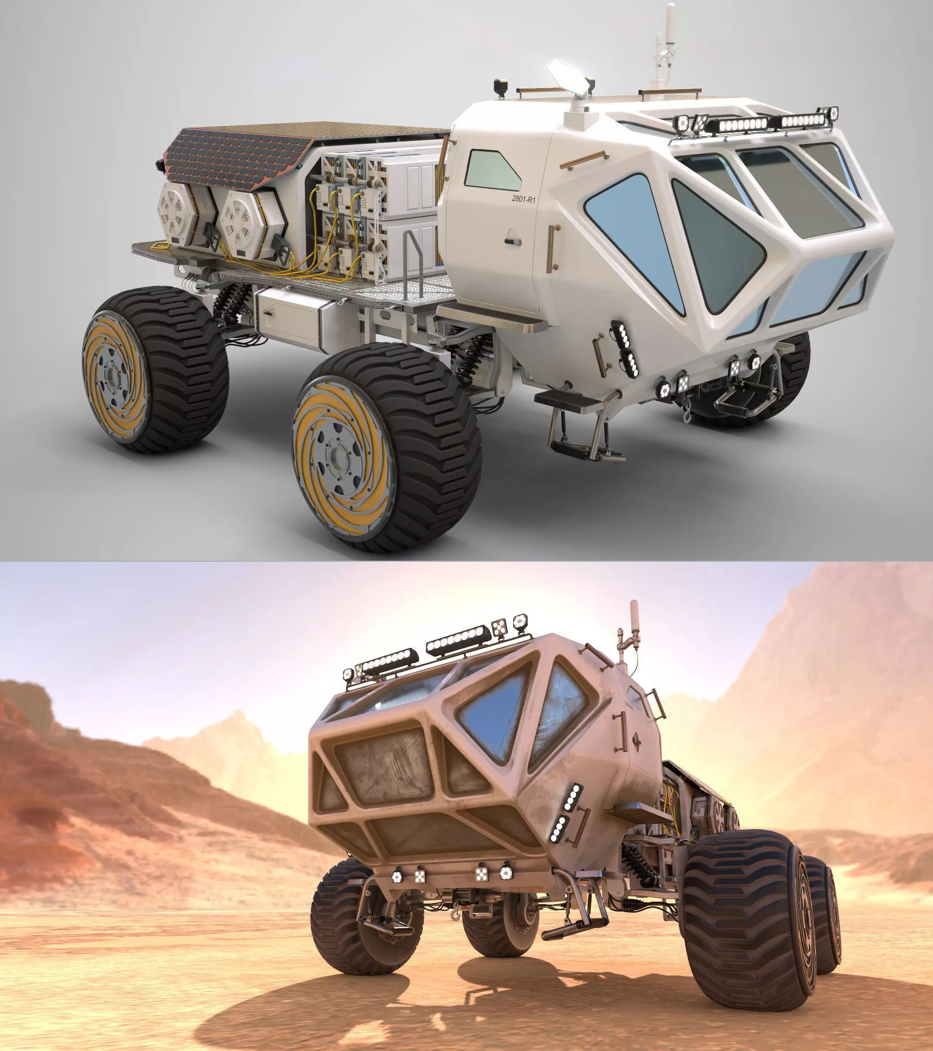 Marsohod Rover 3D model_0
