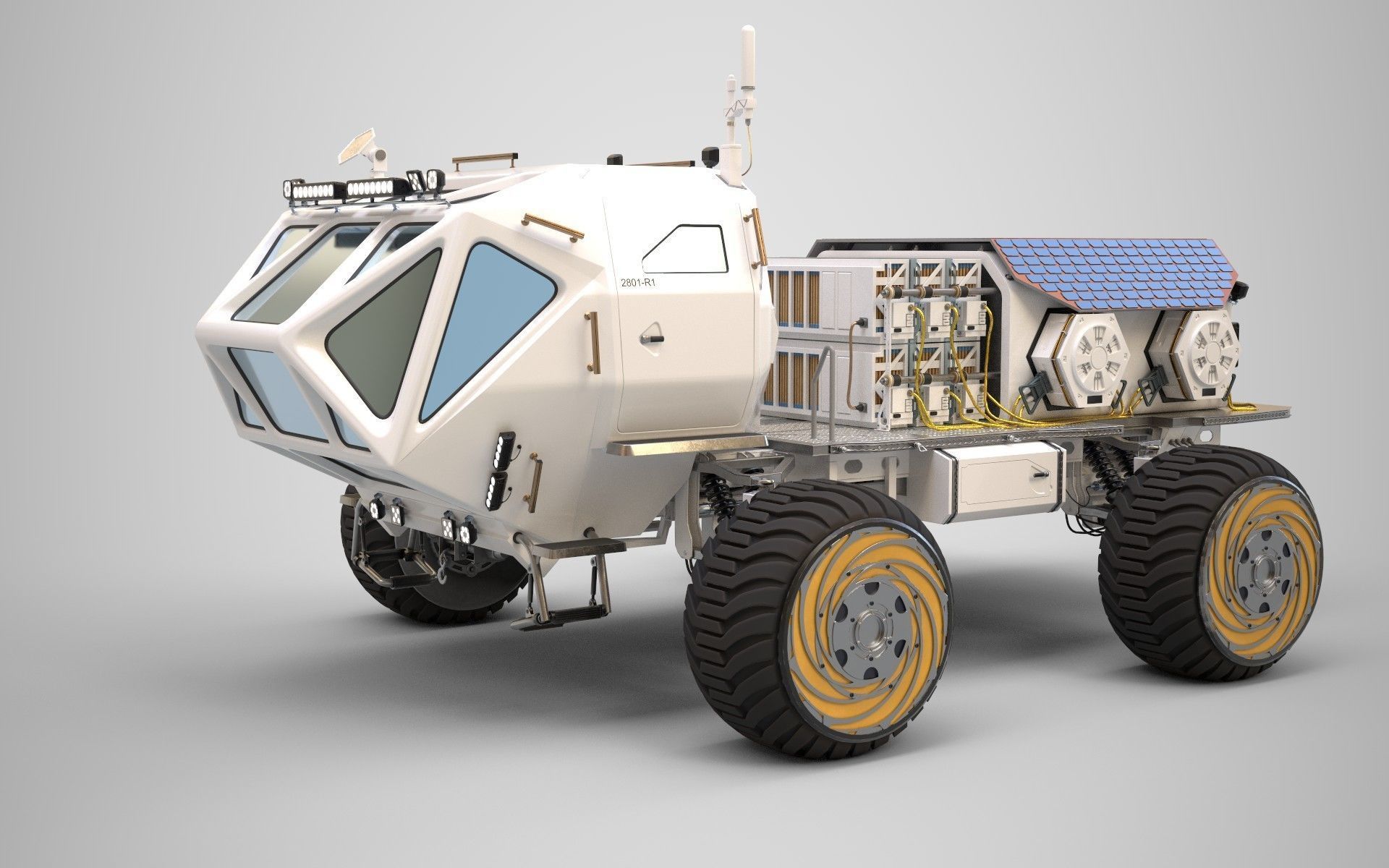 Marsohod Rover 3D model_7