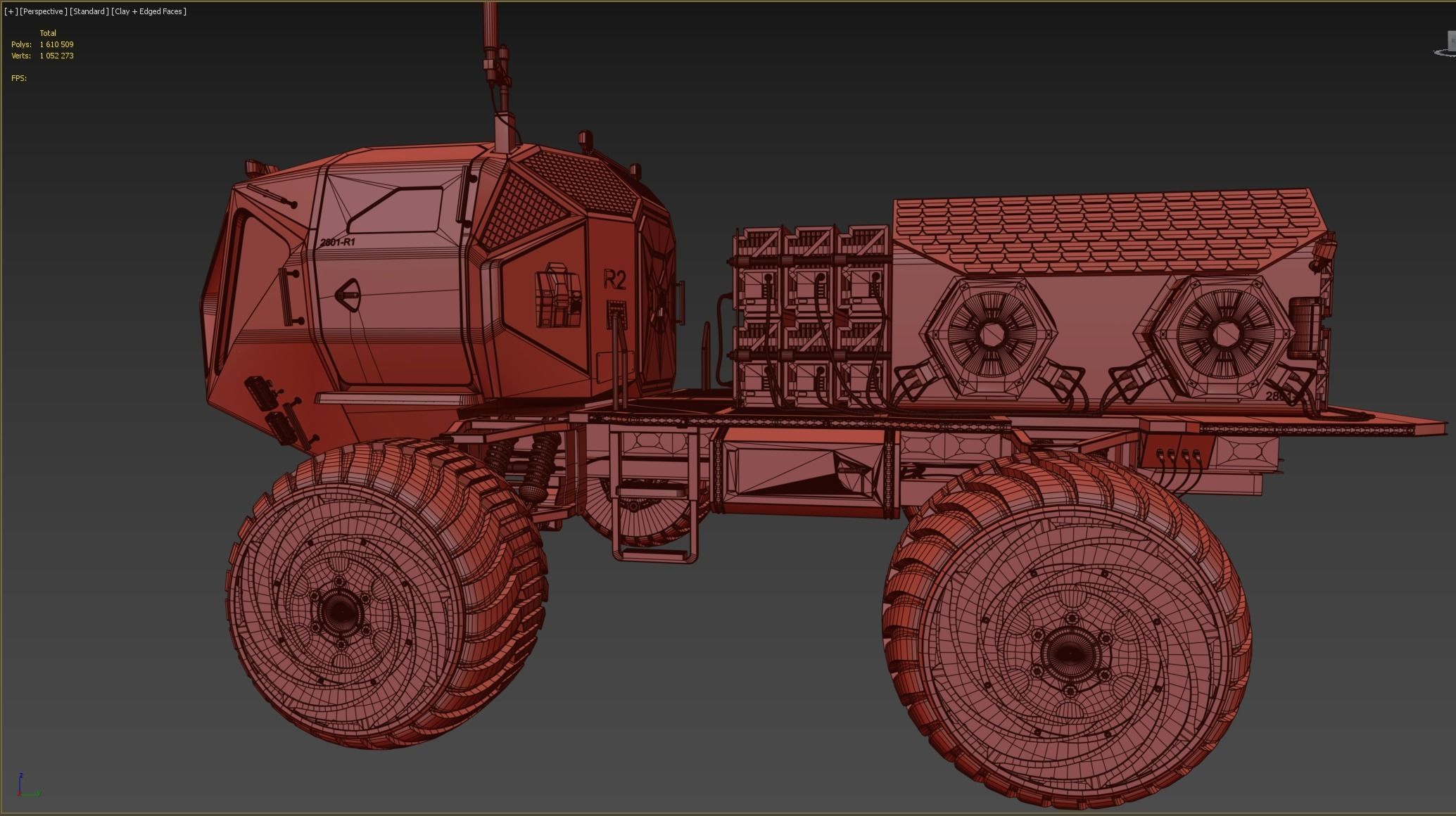 Marsohod Rover 3D model_33