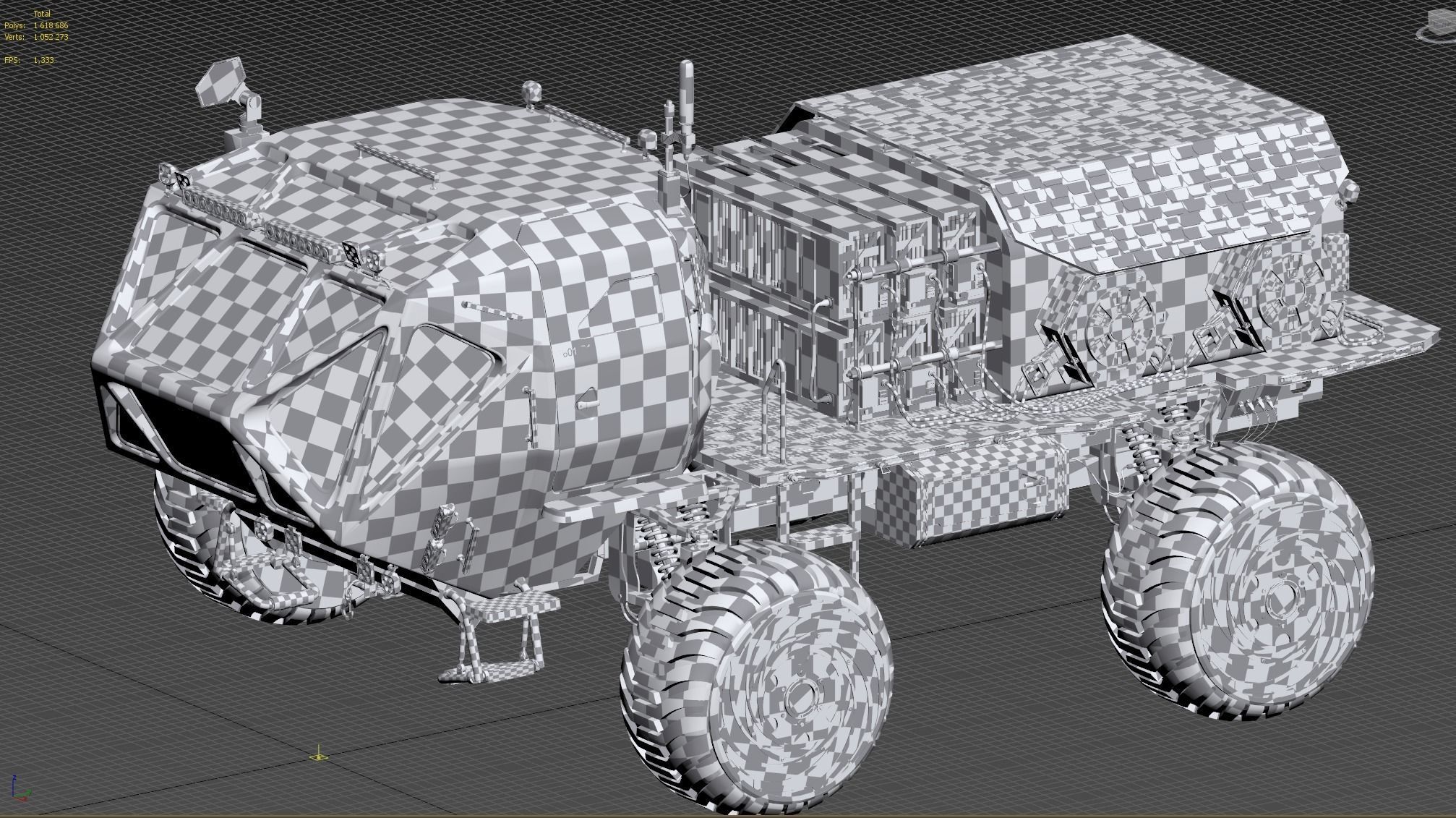 Marsohod Rover 3D model_38