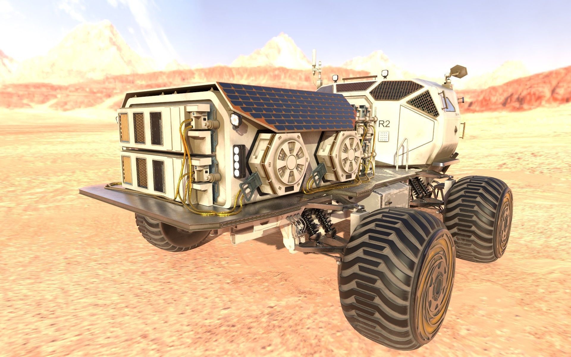 Marsohod Rover 3D model_25